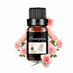 Beautytrees ローズ 精油 エッセンシャルオイル ローズオイル アロマオイル 天然100％ アロマ 10ml 加湿器 ディフューザー アロマストー