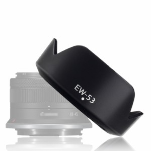 【EW-53 互換】キヤノン EW-53 レンズフード互換 Canon RF-S 18-45mm f/4.5-6.3 IS STM, キヤノン EF-M 15-45mm f/3.5-6.3 IS STM レンズ