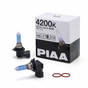 【.co.jp 限定】PIAA ヘッドランプ/フォグランプ用 ハロゲンバルブ HB 4200K セレストホワイトシリーズ 12V 55W（明るさ感：115W相