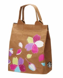 STARBUCKS スターバックス SAKURA2024保冷クラフトペーパーショッパーS スタバ 桜 さくら サクラ 2024 かわいい 誕生日 プレゼント ギフ