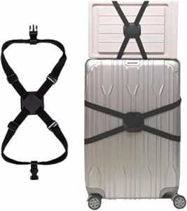 MUTNITTスーツケースベルト バンド/ロックストラップ/荷締め/荷物固定/固定バンド 旅行に便利なピンチ防止バックル付きラゲッジストラッ