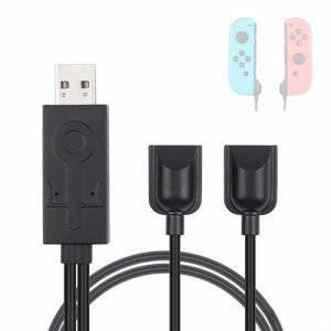 Renjzle Joy-Con充電グリップ用 Switchコントロー ラー 充電ケーブル アダプター スイッチ リモコン ジョイコン充電器 低電圧・過電圧・