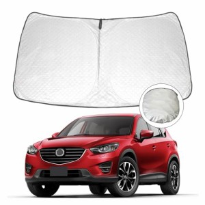 Hasiro CX-5用 サンシェード CX5 フロント サンシェード 夏 内装劣化防止 cx5用サンシェード セット 遮光 紫外線 uvカット フロントガラ