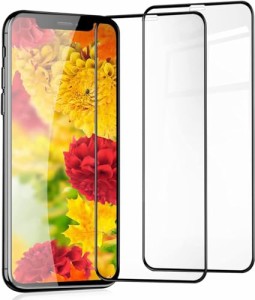 【2枚セット 】i PhoneX/XS ガラスフィルム 全面保護 アイフォンX/XS/11pro 保護フィルム i Phone11pro 用 ガラス フィルム あいふおんXS