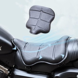 AMJPRO【バイクシートクッション 2024】 ゲルクッション 通気性 3Dメッシュシートカバー 体圧分散 通気 滑り止め 通気 人間工学 取り付け