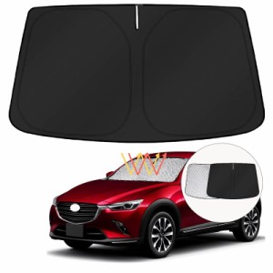 マツダ CX-3 サンシェード マツダ CX3 DK系 フロント サンシェード マツダ CX3 DKLFW/DKLAW/DKEFW 遮光 シェード 日よけ Mazda CX-3 DK系