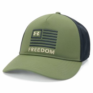 UNDER ARMOUR メッシュキャップ Freedom Trucker Hat メンズ 1351640 [ オリーブドラブ ][1351640391osfa]