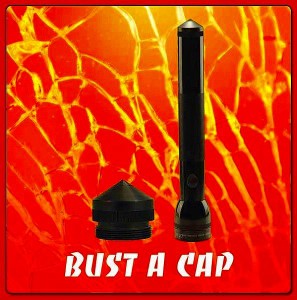 BUST-A-CAP テールキャップ MAGLITE Dセル用 ガラスブレイカー[bac15820]