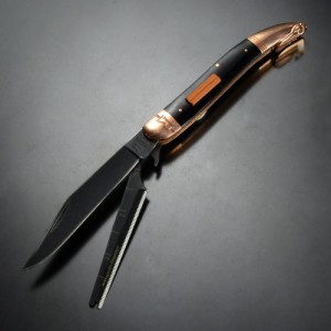 Rough Ryder トラッパー Black Bone Fish Knife 釣り針外し付き RR1597[brr1597r]