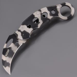 Reate 組上げ Knives製 折りたたみ式カランビットナイフ（トレーニング用）
