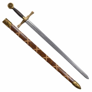 DENIX アーサー王剣 エクスカリバー 模造刀 ロングソード [ ゴールド / 刻印なし ][dx4123]
