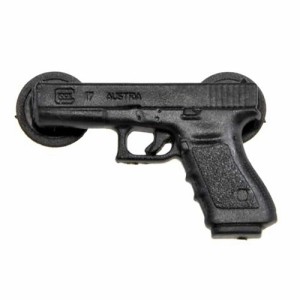 GLOCK ピンバッジ 1572 G17 ピストル型 ポリマー製[glkfan1572]