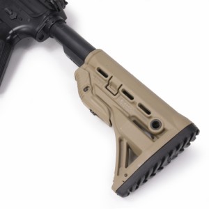 FAB DEFENSE バットストック GL-SHOCK 衝撃吸収装置搭載 M4/AR15用 [ タン ][glshocktan]