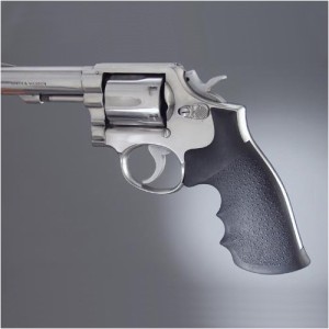 HOGUE S&W K&Lフレーム スクエアバット用ガングリップ ラバー製 フィンガーグルーブ付き 10000[ho10000]