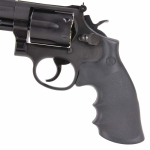 HOGUE ガングリップ S&W K&Lフレーム ラウンドバット用 ラバー製 フィンガーグルーブ付き 19002[hog19002]