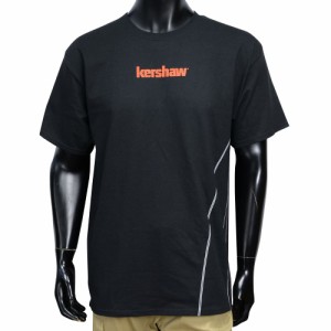 Kershaw 半袖Tシャツ メーカーロゴ ブラック [ Lサイズ ][ks183l]