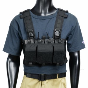 MAYFLOWER RC チェストリグ 5.56 HYBRID CHEST RIG [ ブラック ][mfcr7bk556]