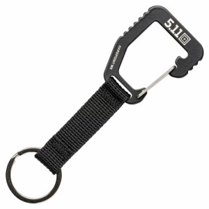 5.11 TACTICAL キーホルダー カラビナ Hardpoint MK1 ステンレススチール製 [ ブラック ][ra04936]