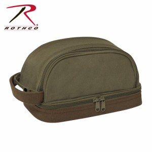 Rothco トラベルポーチ Deluxe Canvas Travel Kit キャンバス生地 [ オリーブドラブ ][ra05318]