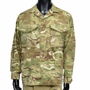 イギリス軍放出品 コンバットジャケット MTP迷彩 BDU ボタン留め [ 170/96 / 可 ][ra07450]