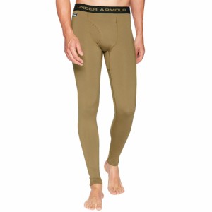 UNDER ARMOUR レギンス Tactical Base Leggings ColdGear [ ブラウン / Sサイズ ][ra08435]