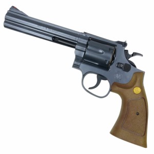 CROWN MODEL エアガン Smith&Wesson M586 .357マグナム 6インチ 10歳以上 ブラック[ra09304]