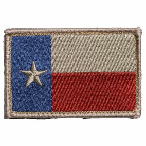 ミリタリーワッペン テキサス州旗 Texas State Flag ベルクロ [ フルカラー ][ra14130]