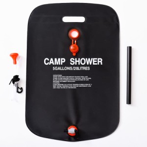 屋外用バスバッグ CAMP SHOWER ソーラーキャンプシャワー 容量20L PVC素材[ra16903]