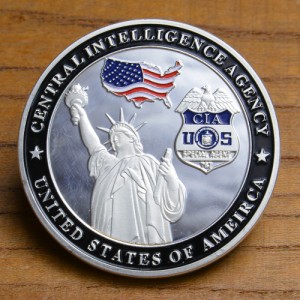 チャレンジコイン 自由の女神 CIA 紋章 白頭鷲 記念メダル[rev434630]