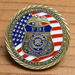 チャレンジコイン FBI 公式紋章 記念メダル[rev434647]