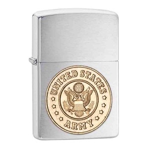 ZIPPO U.S.ARMY エンブレム クローム[ro4848arm]