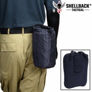 SHELLBACK TACTICAL ダンプポーチ MOLLE&ベルト対応 ファスナー 折り畳み式 [ ネイビーブルー ][sbt7000nb]