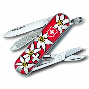 VICTORINOX アーミーナイフ クラシックSD エーデルワイス [ レッド ][vn54719]