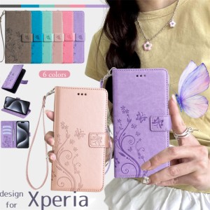 ストラップ付き Xperia 10 vi 5 vi 1 vi Xperia 10 v ケース 韓国 Xperia5 v ケース 手帳型 Xperia 1 v ケース 手帳型 Xperia 5 iv 10 iv