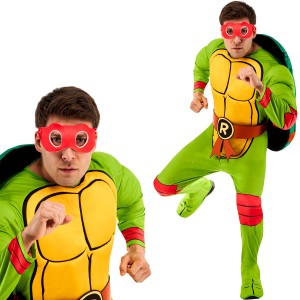 ミュータントタートルズ コスプレ ラファエロ 大人用 衣装 アニメ 専門 コスチューム パニック Teenage Mutant Ninja Turtles