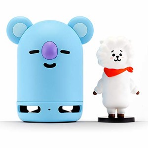 BT21 Friends Duo Bluetooth公式ポータブルスピーカー&フィギュアセット 自宅 アウトドア 旅行用 ブルー