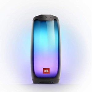 JBL PULSE 4 Bluetoothスピーカー USB C充電/IPX7防水/マルチカラーLED搭載/ポータブル ブラック JBLPULSE4BLK