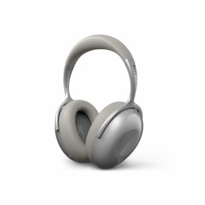 KEF Mu7 ワイヤレスヘッドホン/Bluetooth 5.1 /スマート・アクティブ・ノイズキャンセリング / 最大40時間再生可能 (シルバーグレー)