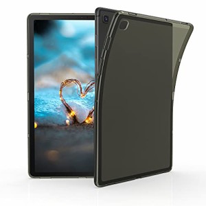 kwmobile 対応: Samsung Galaxy Tab S5e ケース - タブレットカバー - TPU シリコン 保護 黒色/透明
