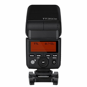 Godox TT350F ミニカメラフラッシュ 2.4G無線伝送搭載 TTL LCDパネル 角度調整可能 ミニ 携帯便利 高速シンクロ 富士デジタルカメラに対