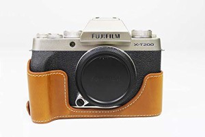 Koowl 対応 Fujifilm Fuji 富士 X-T200 XT200 X T200 カメラ バッグ カメラ ケース 、Koowl手作りトップクラスのPUレザーカメラハーフケ