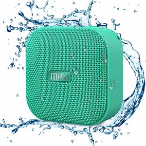 MIFA A1 グリーン Bluetoothスピーカー IP56防塵防水/お風呂/コンパクト/マカロン色で可愛い/完全ワイヤレスステレオ対応/True Wireless 
