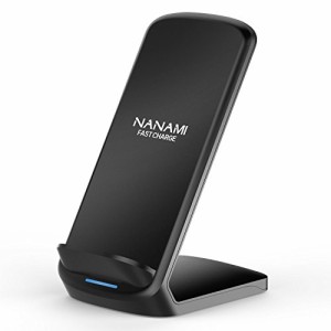 NANAMI ワイヤレス充電器 USB-Cポート 充電スタンド - 最大15W出力 急速 無線充電器 (Qi認証) iPhone 14/14 Pro(Max)/14 Plus/14 Mini/13