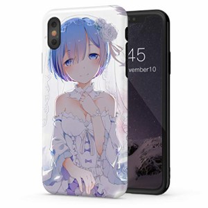 THE DREAMY LIFT iphone X/XS ケース カバー アニメ 漫画 デザイン3個 レム Re:0 スマホ アイフォンケース ストラップ おしゃれ IMDTPU 