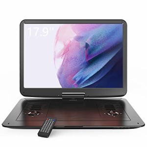 新登場 WONNIE ポータブルdvdプレーヤー 17.9型 液晶 15.4インチ大画面 6時間連続再生 CPRM対応 1280*800 Hi-Fiスピーカー搭載 リージョ