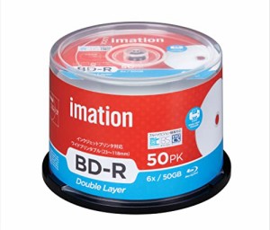 imation イメーション 1回録画用 ブルーレイディスク BD-R DL 50GB IM091 (片面2層/1-6倍速/50枚)