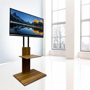 テレビ台 テレビスタンド TVスタンド 壁寄せ 棚付き 32〜70インチ対応 耐荷重55kg VESA規格対応 高さ調節 左右調節 家用 展示用 テレビボ