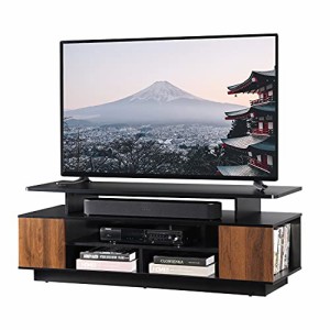 WAMPAT テレビ台 テレビボード テレビラックTVボードローボード 幅120×奥行39.5×高さ42.4cm 24型〜55型テレビ対応可能 AV機器対応 デッ