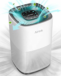 AIRTOK 空気清浄機 花粉対策 タバコ専用空気清浄機 30畳 5重除菌 集じんタバコの匂い消し空気清浄機, 省エネ三段風量設定, 三段時間設定 