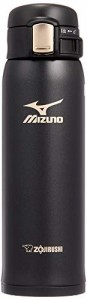 象印 水筒 直飲み 軽量ステンレスマグ 「MIZUNO」モデル 480ml ブラック SM-SM48-BA